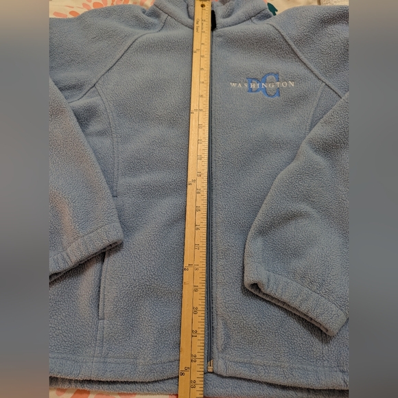 AMTAC Light Blue "Washington DC" Heavy Weight Fleece Jacket - Picture 11 of 12